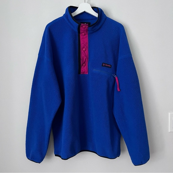 Columbia Other - Men’s Vintage Columbia Blue Fleece Jacket